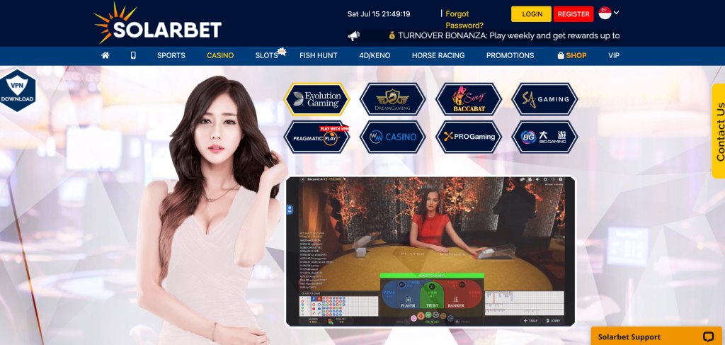 Solarbet Casino Game Collection